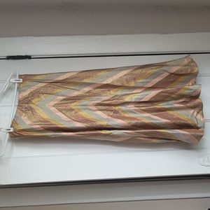 Zara XS Multi-colored Cape Skirt